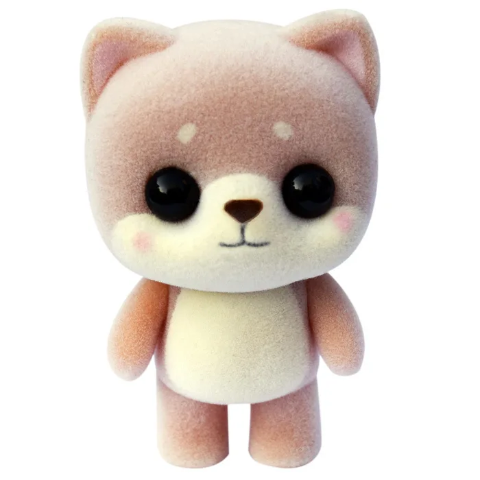 Милые куклы карамельные Шиба ину Пингвин утка Флокирование Плюшевые Kawaii игрушки