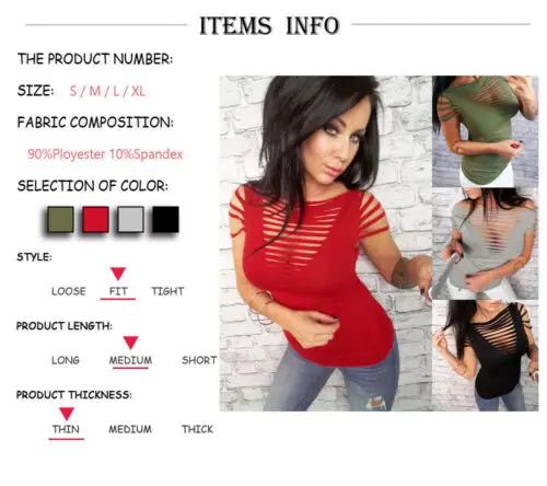 Женская Однотонная футболка с открытыми плечами повседневная облегающая