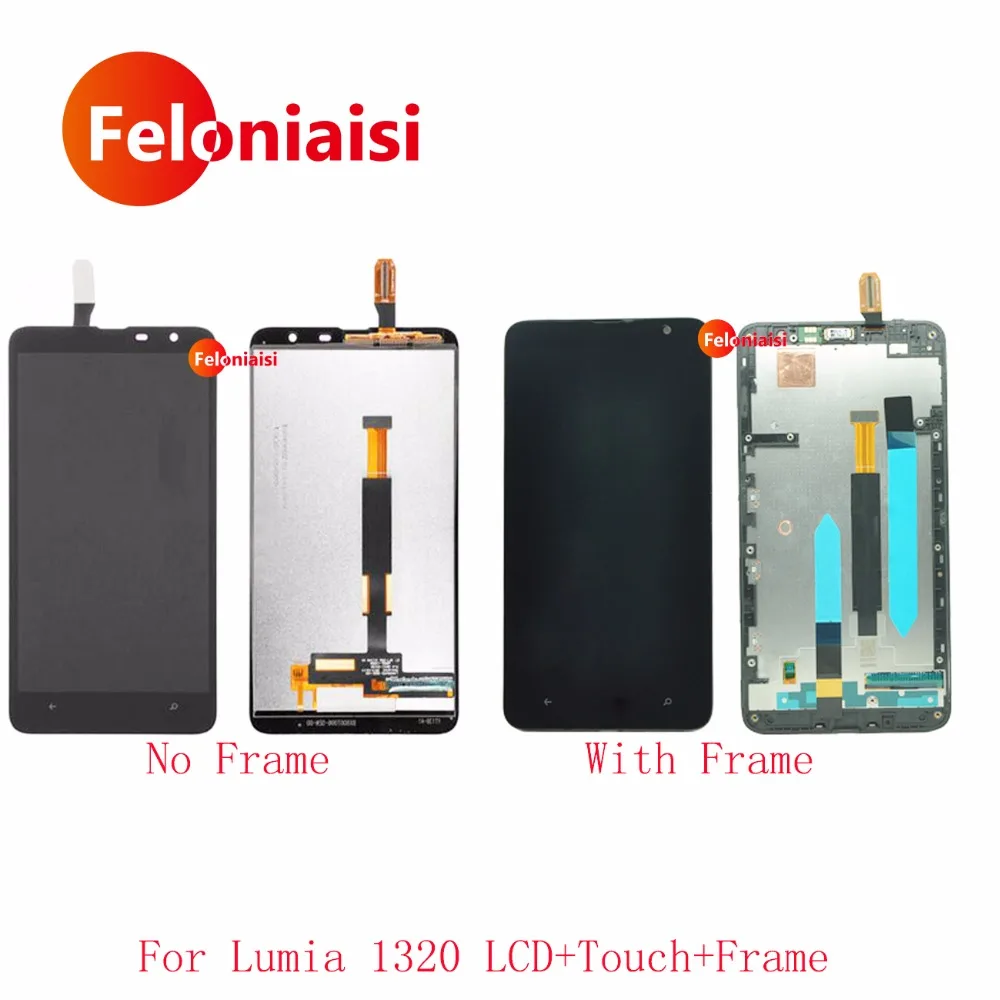 Высокое качество 6 0 ''для Nokia Lumia 1320 Полный ЖК Дисплей с Сенсорный экран