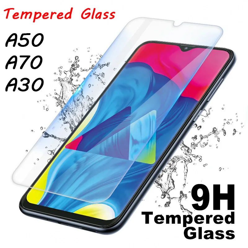 Защитная пленка для экрана закаленное стекло Samsung Galaxy A50 A70 A40 9H HD Защитное A30 A20 A10 |