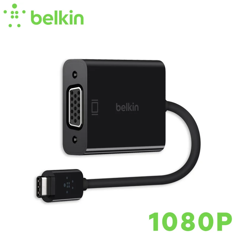 Belkin Премиум USB C VGA Кабель адаптер 1080 P для проекторов ноутбуков с Тип порт MacBook pro
