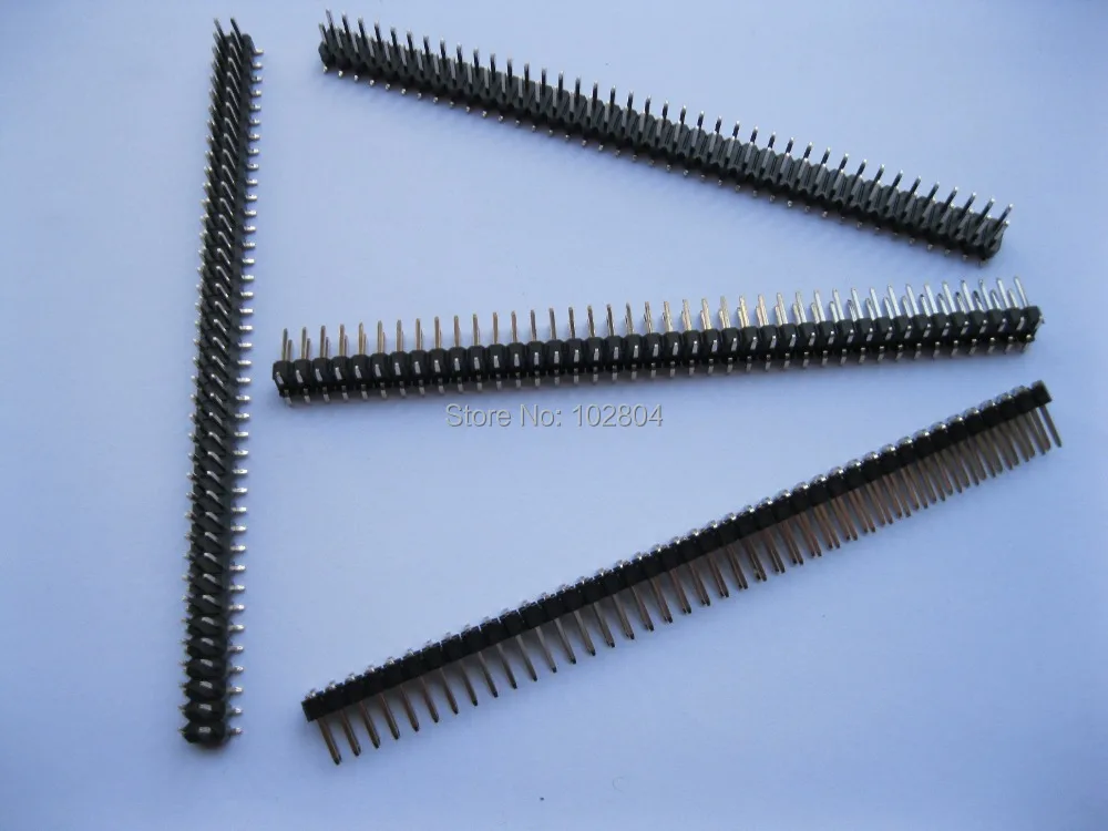 SMT SMD 2.54mm 2x40 80pin Breakable Male Pin Header Connector Double Row Strip 25 pcs | Обустройство дома