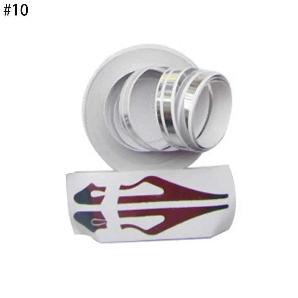 Silver plating Автомобильный Стайлинг Авто тело 12 мм линия Pin полоса двойная линия лента виниловая наклейка Сделай Сам наклейки на машину 12 мм x 9,80 М - Название цвета: Silver plating