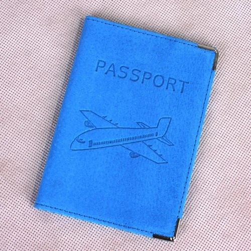 Hot Genuine leather sell pigskin suede High quality passport cover Card bag Tourism go abroad travel Passport Holder gifts - Цвет: a