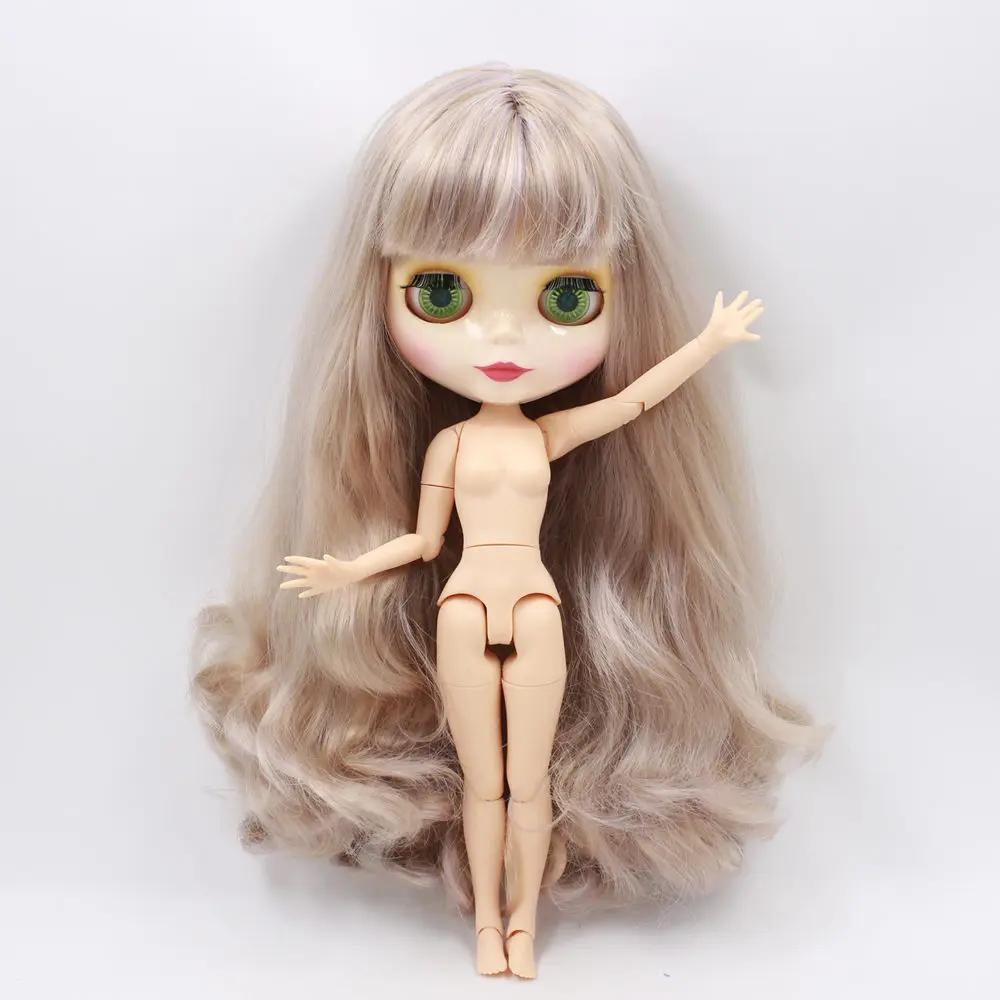 Кукла Blyth ICY DBS No.280BL3227/1049 серая Смешанная фиолетовая с волосами для суставов тела
