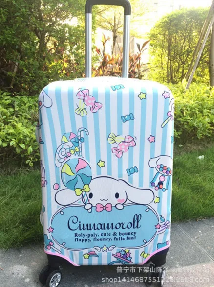 Cinnamoroll Милый мультфильм Сейлор Мун My Melody Cinnamoroll дорожный Багаж Чехол протектор стрейч тележка багаж чемодан защитный чехол - Цвет: Cinnamoroll