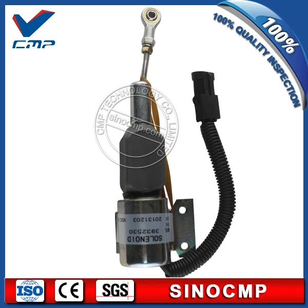 

24v 3932530 diesel engine fuel stop shutdown shutoff flameout solenoid