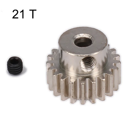 21T Зубчатые зубья шестерни HSP 1:10 18T 19T 20T 21T 22T 23T 24T 25T 26T 29T для радиоуправляемого автомобиля 0,6 апертура 3,2 мм части HPI Hi speed Axial - Цвет: 21T