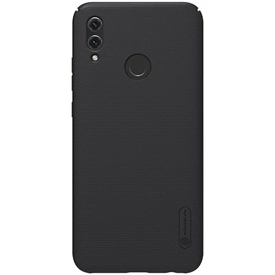 Черный Huawei Honor 10 Lite чехол NILLKIN матовая жесткая задняя крышка из ПК чехол для huawei Honor 10 Lite Подарочный держатель для телефона - Цвет: Черный