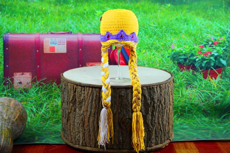 GIELS handmade Crochet for princess Hat Children's girls hats - Toddler to Adult 100% cotton Party COS PLAY | Детская одежда и