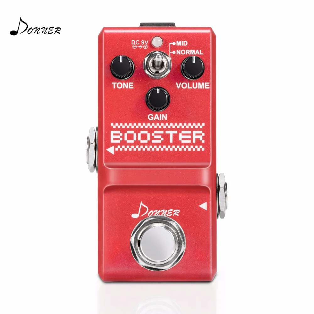 Donner гитарный эффект педаль Boost Nano аксессуары для гитары|pedal booster|pedal pedalespedal boost |