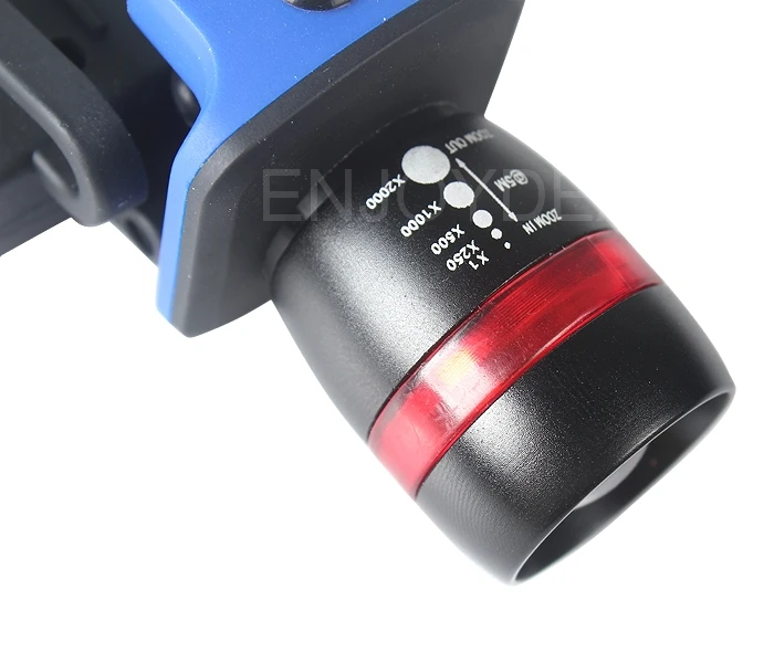 Новый Прочный 5 типов зум 3 режима Вт 2000-люмен светодиодный Фокусируемый налобный