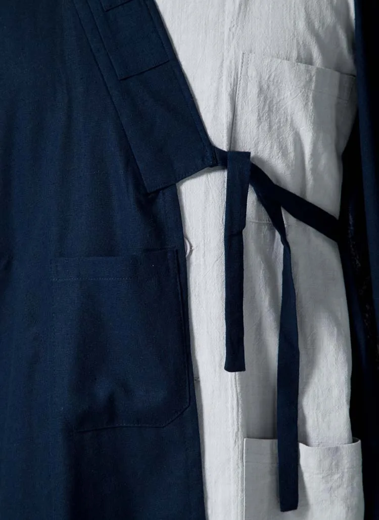 unisex Spring&ampAutumn cotton&amplinen Buddhist monk gown uniforms zen lay taoist robe meditation suits shaolin kung fu suit blue | Спорт и
