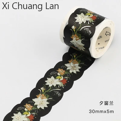 xi chuang lan Ретро китайский стиль бронзирующий набор декоративного скотча Васи креативный декоративный элемент Помада Пуля журнал маскирующая Лента Скрапбукинг офисная поставка - Цвет: xi chuang lan