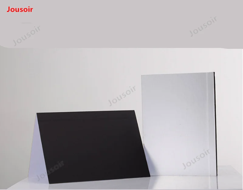 5 шт. картонная Складная двухсторонняя белая черная серебристая матовая