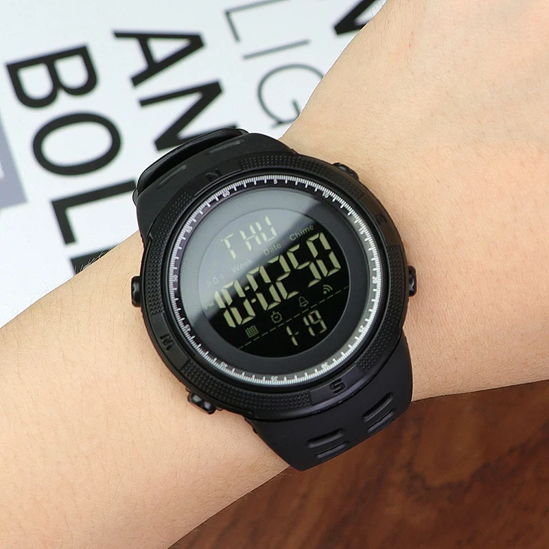 SKMEI Марка Мужская Мода Спортивные часы Chrono обратного отсчета Для мужчин
