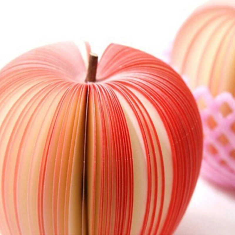 Креативные Симпатичные блокноты для записей в виде фруктов Apple Note портативные с