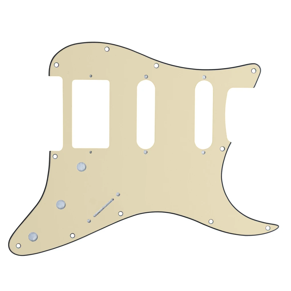 FLEOR набор SSH Pickguard Задняя панель для гитары Tremolo крышка крема и винты