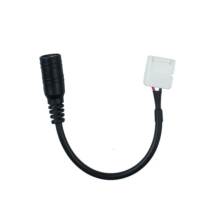 10 мм 2pin Женский DC адаптер Соединительный кабель для SMD 5050 5630 одноцветный