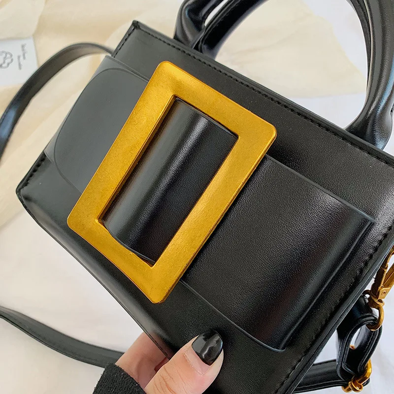 2020 модный металлический замок мини маленькая квадратная сумка через плечо клатч