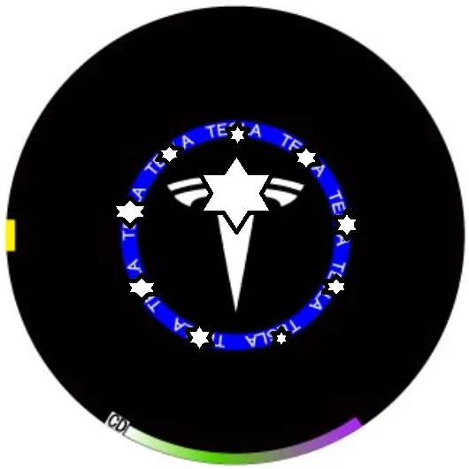 common logo4 YY пара для TESLA модель S Автомобильная дверная лампа-проектор логотипа светодиодный логотип для tesla Добро пожаловать светильник для TESLA модель 3/S/X/Y - Испускаемый цвет: common logo4