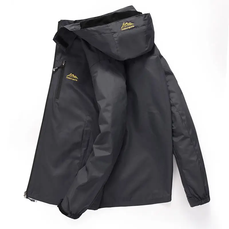 Mountainskin Men's Spring Breathable Waterproof Thin Jackets Outdoor Sports Male Coats Hiking Trekking Fishing Windcheater |