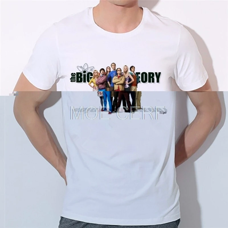 Мужская рубашка с надписью «Big Bang Theory», забавная футболка для мужчин и женщин, Прямая с фабрики, может быть произведена по Вашему заказу, 87-10