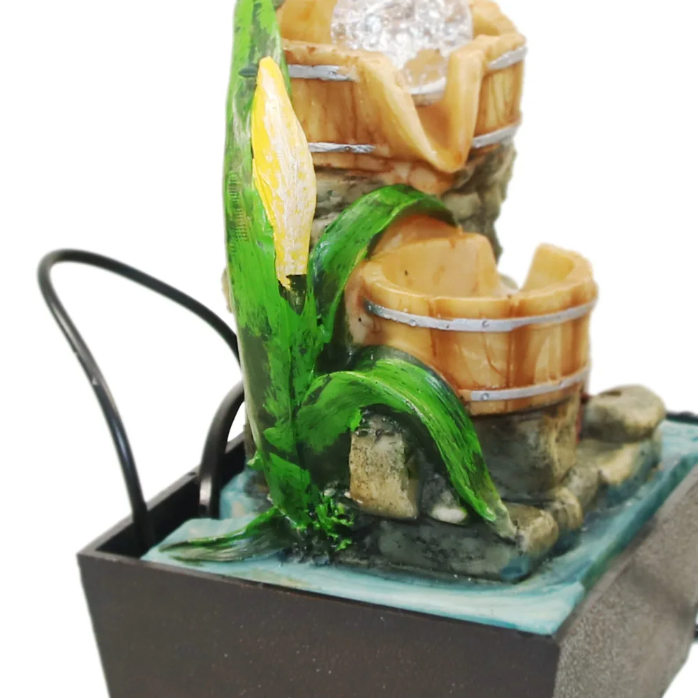 Настольный фонтан носик FENGSHUI Zen сад с вращающимся шариком домашний акцент настольный фонтан водопад натуральный домашний декор