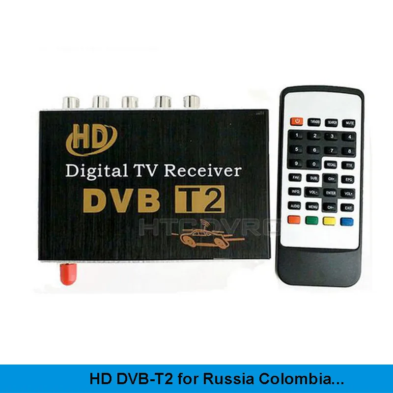 YMODVHT HD DVB T2 цифровой ТВ приемник для России и Колумбии т. д. автомобильные
