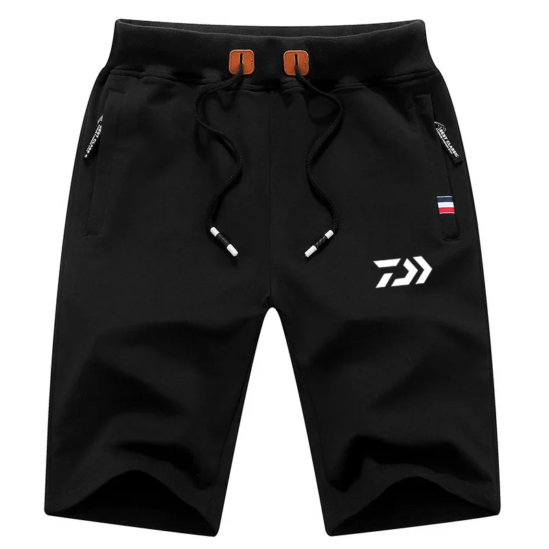 

DAIWA 2018 Black Blue Gray Fishing Shorts Pants Drawstring Outdoor Sprots Pants Summer Breathable Multi Pockets Pants