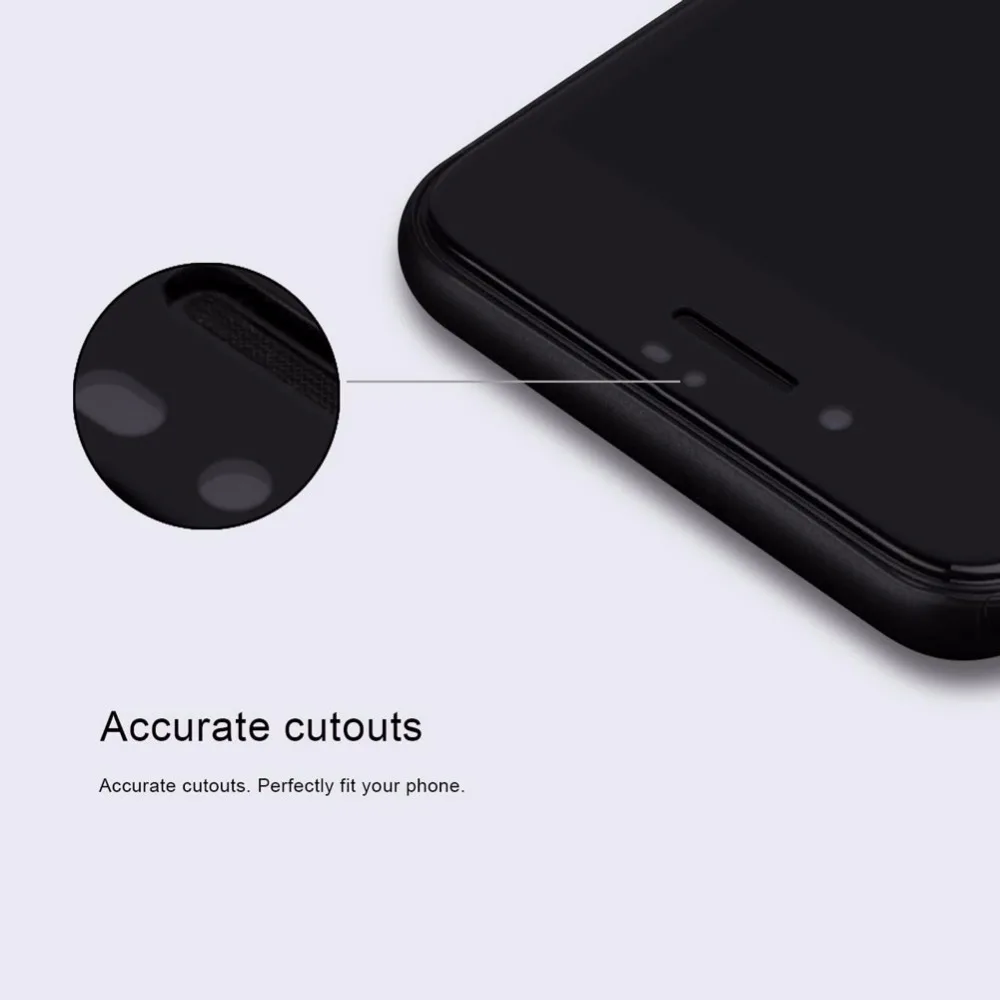 Антибликовое стекло для iphone 8, NILLKIN, анти-писк, полное покрытие, закаленное стекло, Защита экрана для Apple iphone 7, 8 plus, 8 plus
