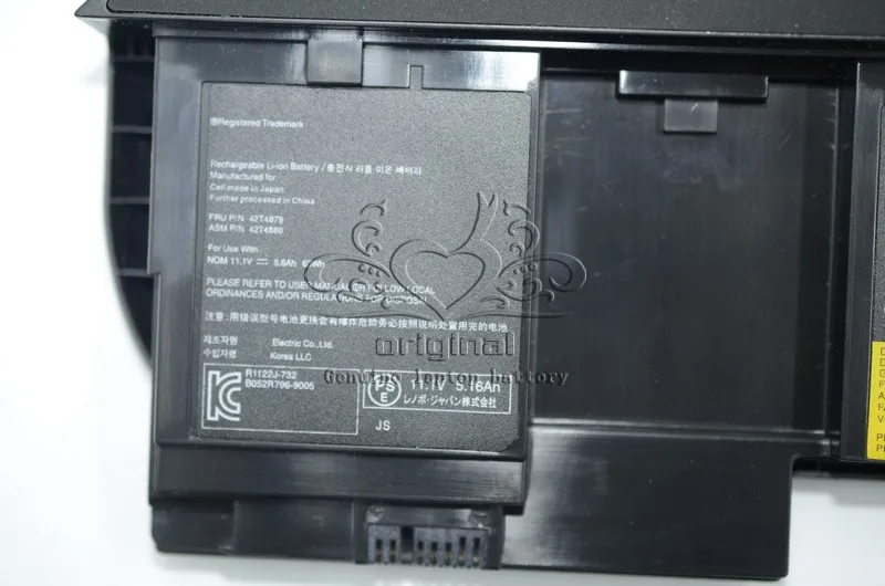 Аккумулятор JIGU для ноутбука 0A36285 0A36286 42T4882 ASM _ планшета LENOVO X220 429423u 4296 42962wu 42962yu |