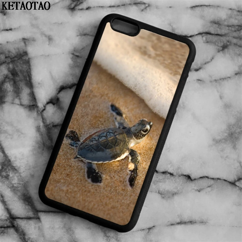 KETAOTAO Детские морские черепахи океан пляжные чехлы для телефонов iPhone 4S 5C 5S 6 6S 7 8 Plus