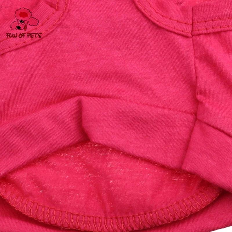 2017 красивый череп шаблон 100% хлопок жилет для домашних животных собак роза Собака