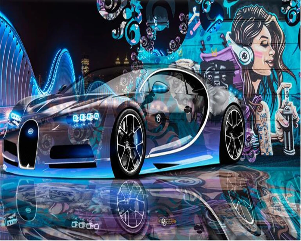 3d персональный модный уличный граффити красота автомобиль виниловый инструмент