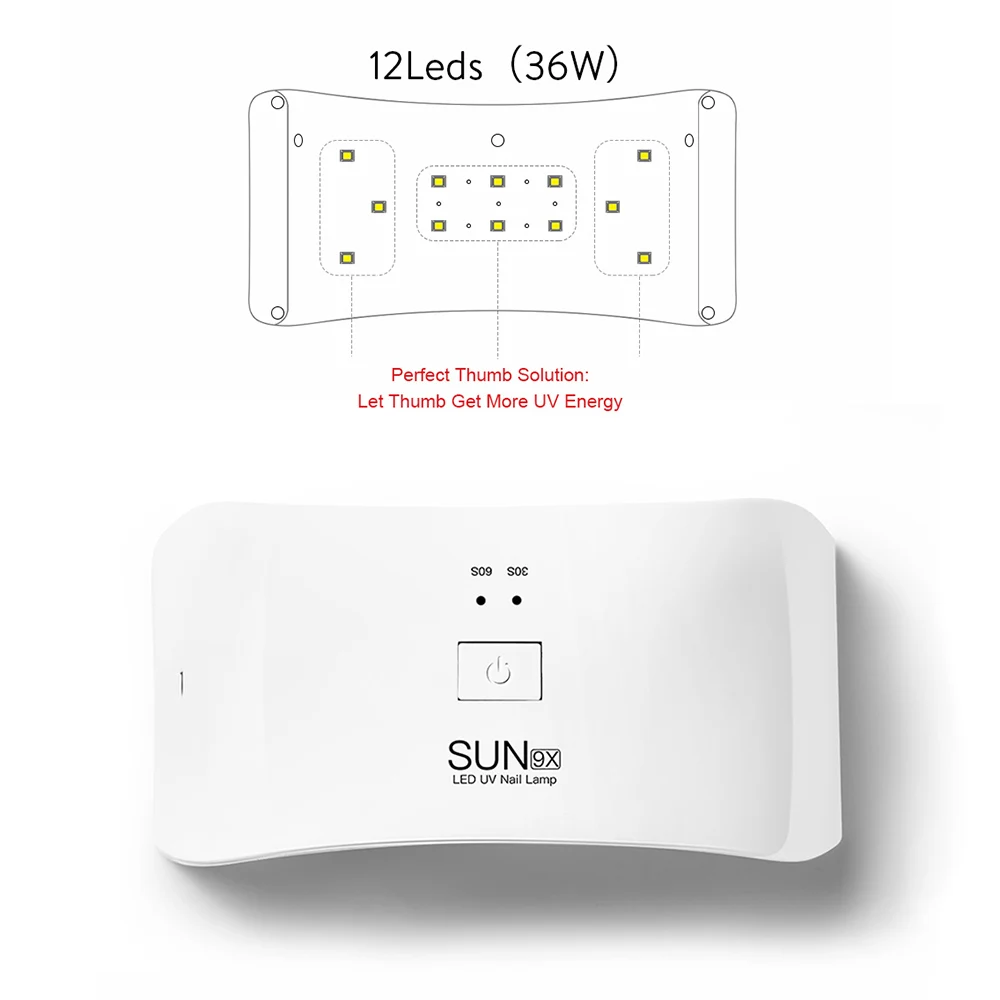 Распродажа! Ультрафиолетовая Светодиодная лампа для ногтей Сушилка всех видов