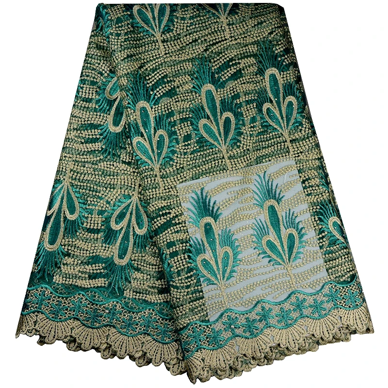 Африканский Вышивки Высокого Качества Африканская Шнур Кружева Органзы