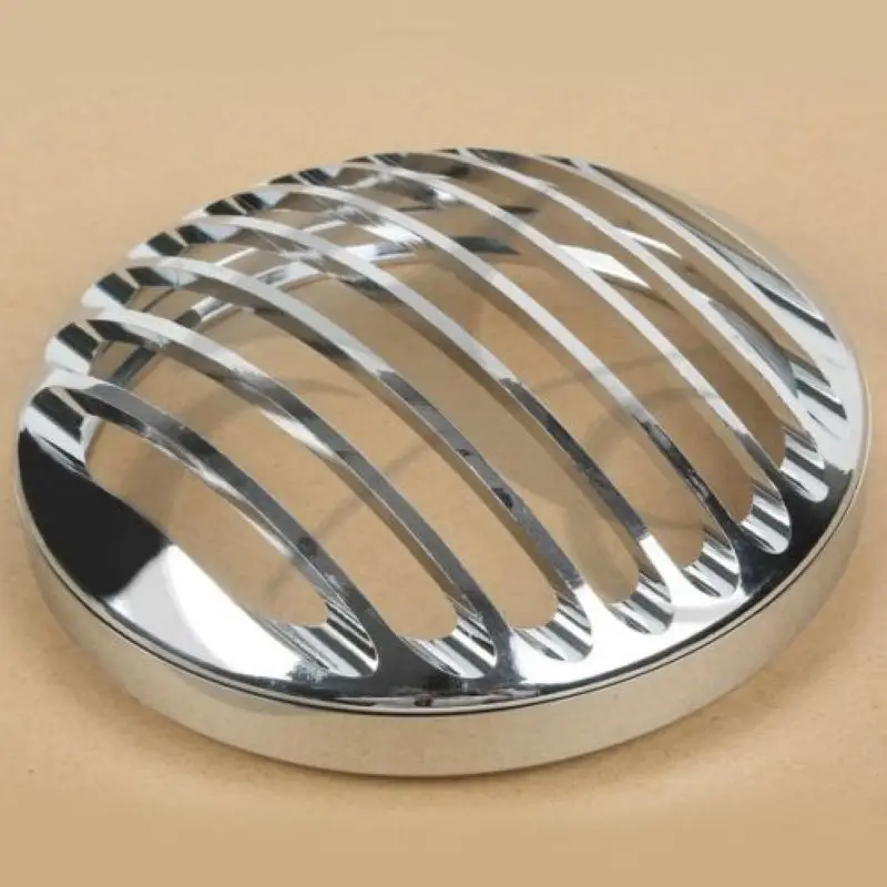 Мотоцикл 5 3/4 &quotчерный хром CNC фары головной свет Гриль Крышка для Harley Sportster XL 883 1200