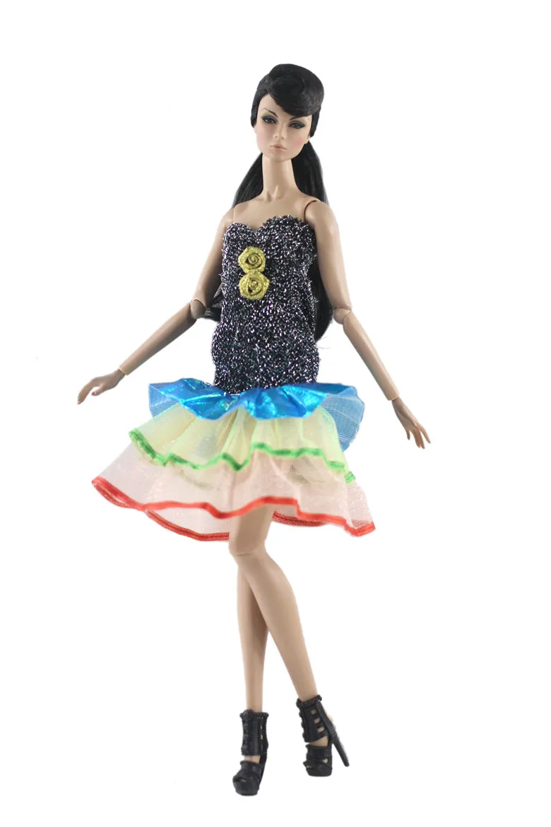 National costume Doll Dress / Cheongsam Party Gown Outfit Clothing Wedding Dress For 1/6 BJD Xinyi FR ST Barbie Doll, New