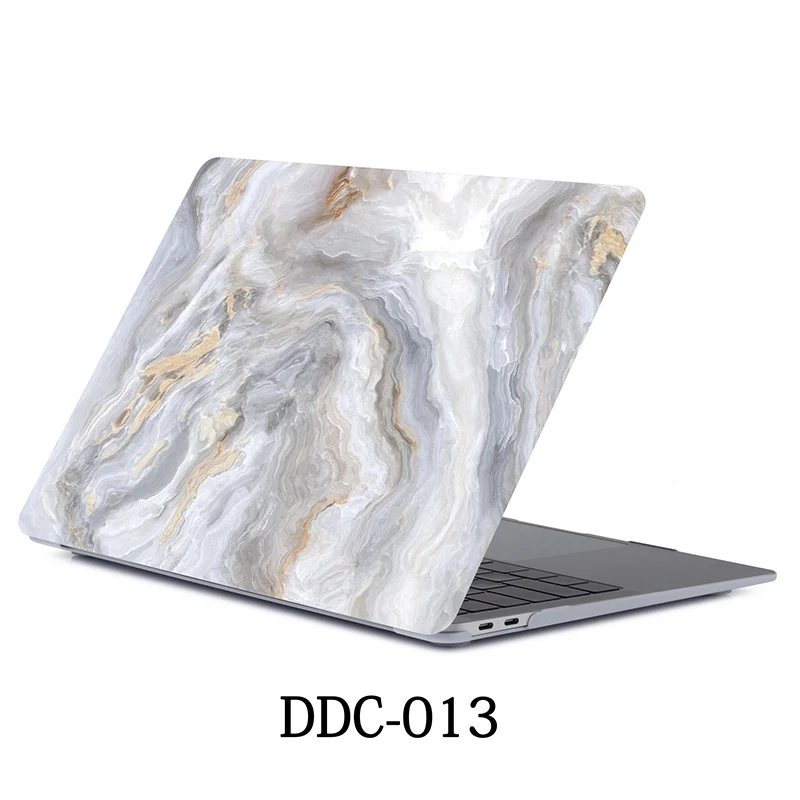 Мраморный чехол для ноутбука с текстурой для MacBook 11Air 13Pro retina для Apple macbook Pro с сенсорным экраном 13 15 мраморный защитный чехол - Цвет: 013