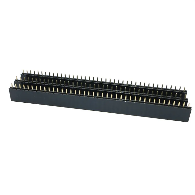 10 шт. 40 Pin 1x40 Однорядный мужской и женский 2 54 поломки Заголовок P PCB JST разъем полоса