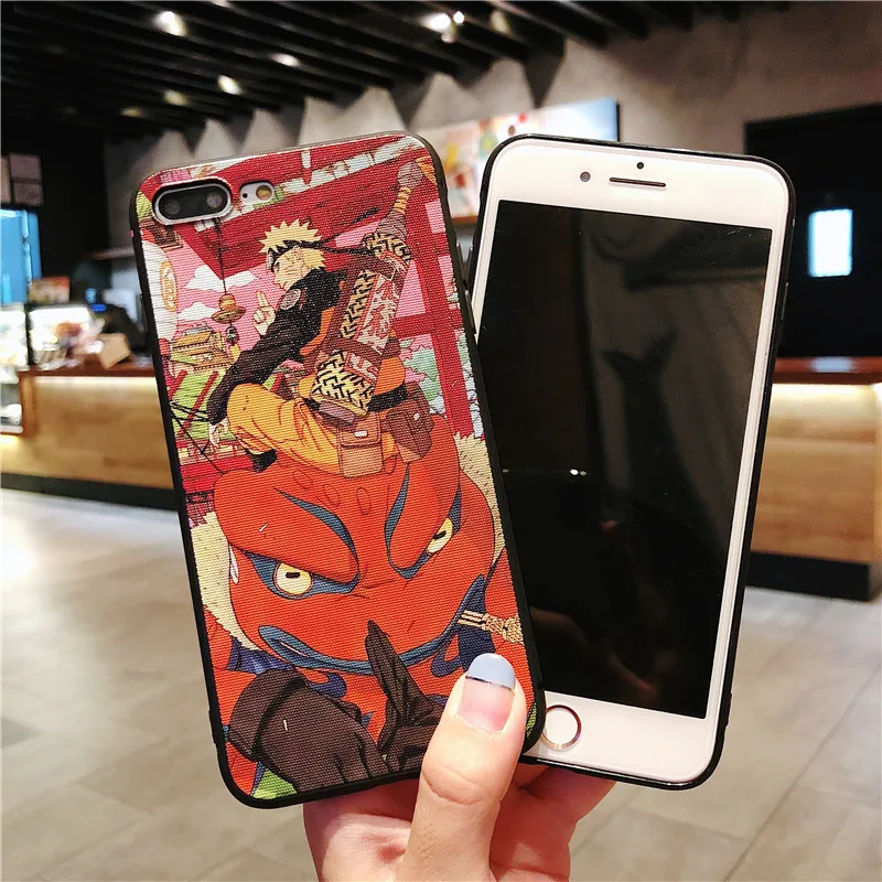 Mouplayca для iphone 11 Pro 6 6s 7 8 plus X Xs Max XR чехлы для телефонов новые крутые Японские Аниме Наруто мягкий рельеф ТПУ задняя крышка