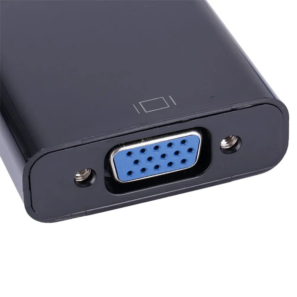 AAAE Топ HDMI к VGA видео адаптер кабель конвертер до 1080P цифровой аналоговый ПК HDTV dvd