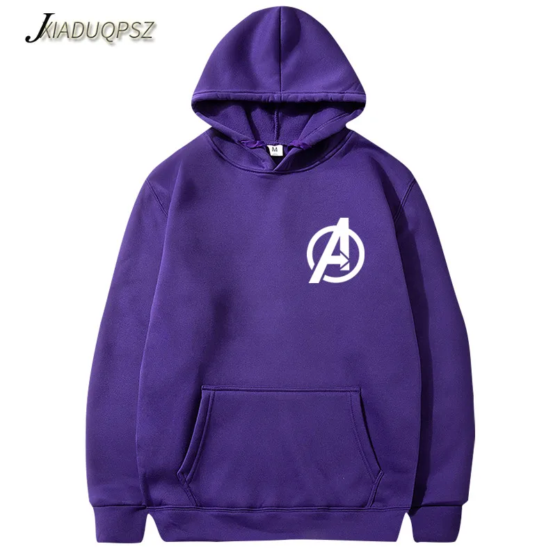 Новинка 2019 года толстовки с буквенным принтом Marvel в стиле хип-хоп Повседневная