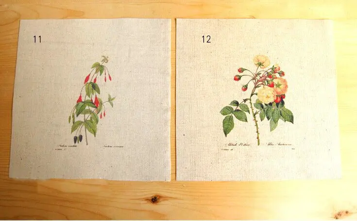 Ручная роспись классический цветочный 24 шт. Ассорти хлопок белье печатных одеяло