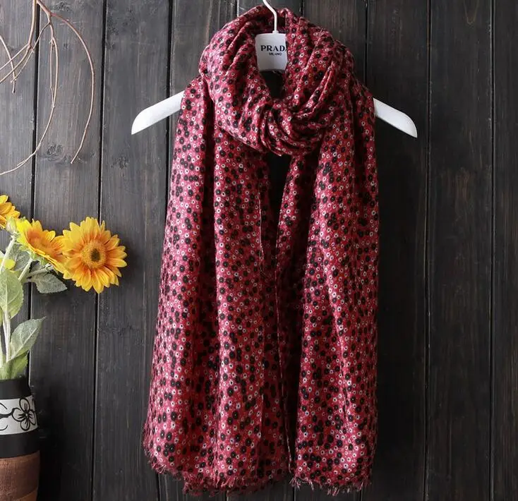 Популярный дизайнер женщин printe цветочный чешские шали мусульманин популярны