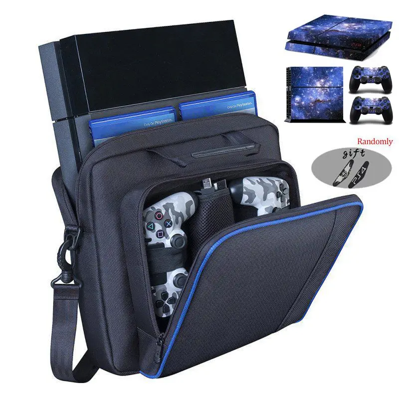 For PS4 Для PS4 Slim/Pro игра Sytem сумка Холщовая Сумка для переноски защитный чехол на плечо для playstation 4 PS4 консоль дорожная сумка для хранения - Цвет: For PS4