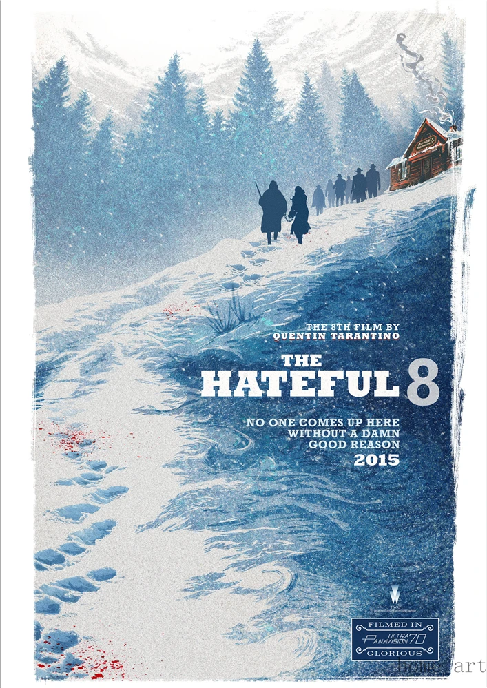 Постер The Hateful Eight четкое изображение настенные наклейки украшение для дома