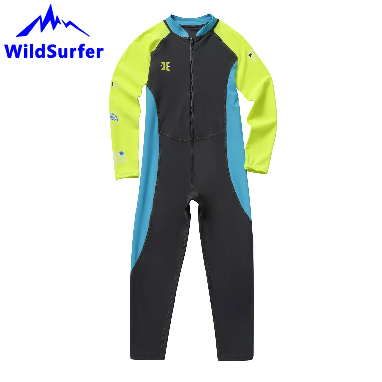 WildSurfer детский купальник для дайвинга Для Девочек Цельный с длинным рукавом