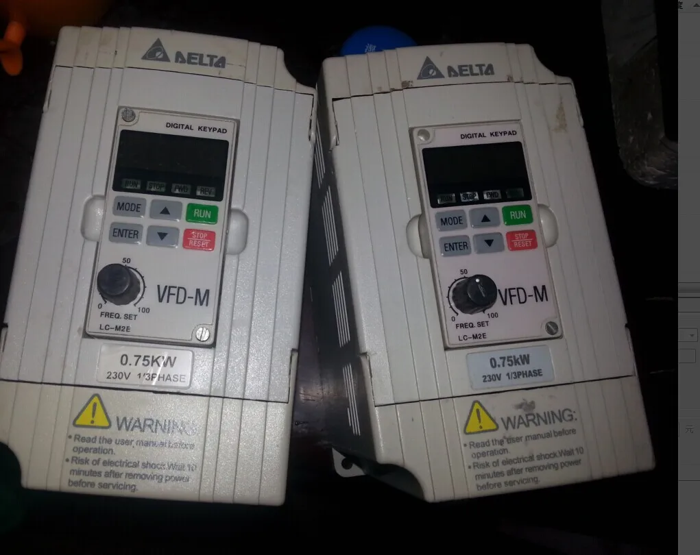 VFD007M21A б/у 220v/0.75KW Delta VFD M инвертор|inverter|inverter 220vinverter delta |